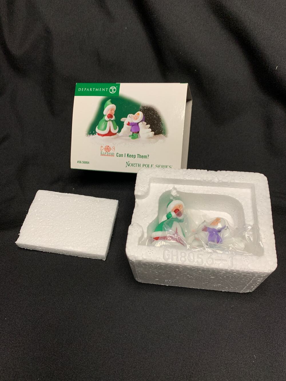 Dept 56 Can I Keep Them 56864 North Pole Elfland Polar Bears Retired 2004